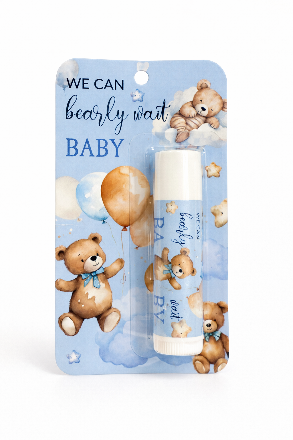 Blue Baby Shower Favor Basket