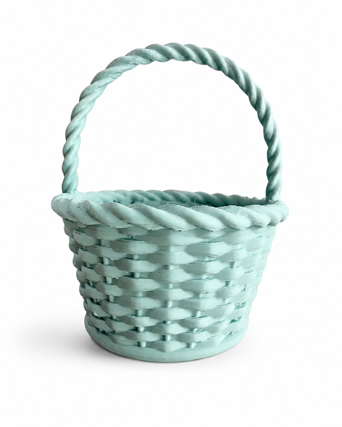 Mini Basket Buddies 3D Printed Animal Figure Set, Cute Mini Basket with 5 Collectible Figures, Kids Gift, Party Favor, Desk Decor