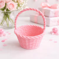Mini Basket | Pink or Blue Favor, Candy Dish, Baby Shower, Birthday Decor
