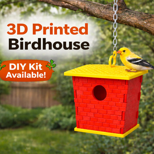 3D Printed Birdhouse (DIY Kit Available)